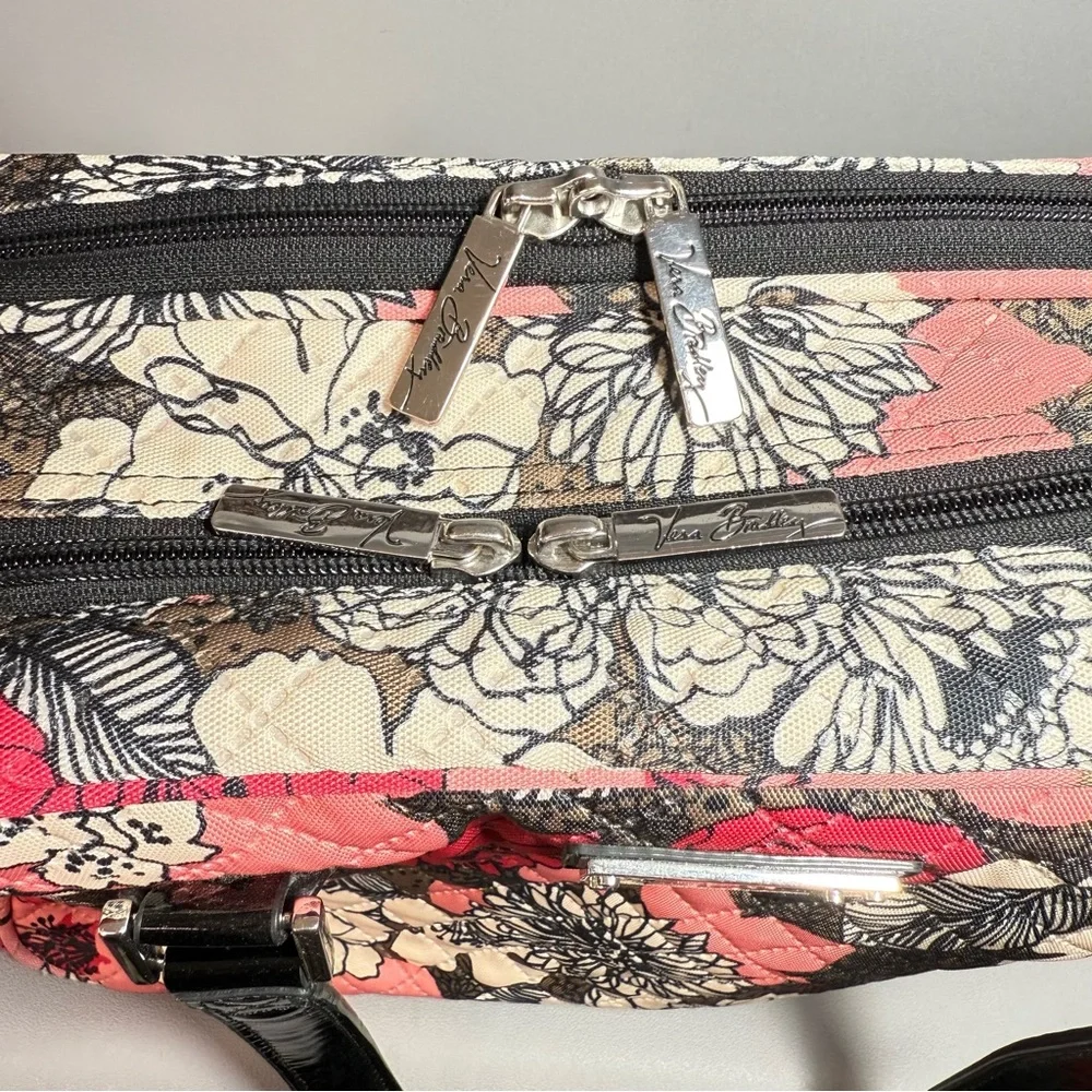 Vera Bradley Weekender Multicolored Floral Quilted Laptop Travel Bag